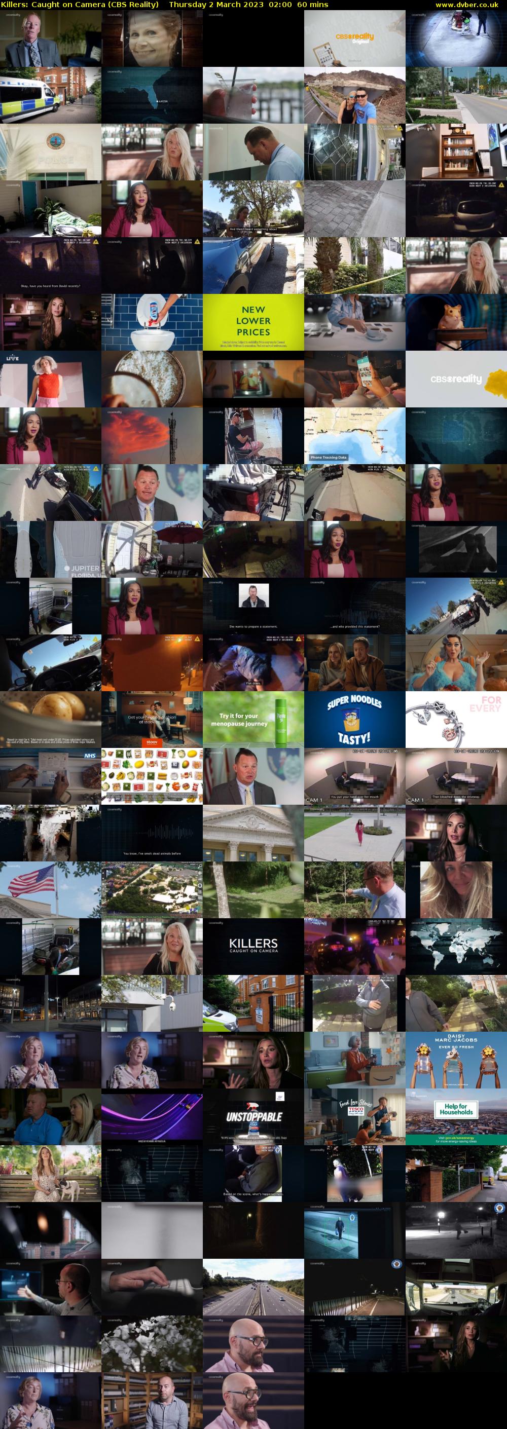 Killers: Caught on Camera (CBS Reality) Thursday 2 March 2023 02:00 - 03:00