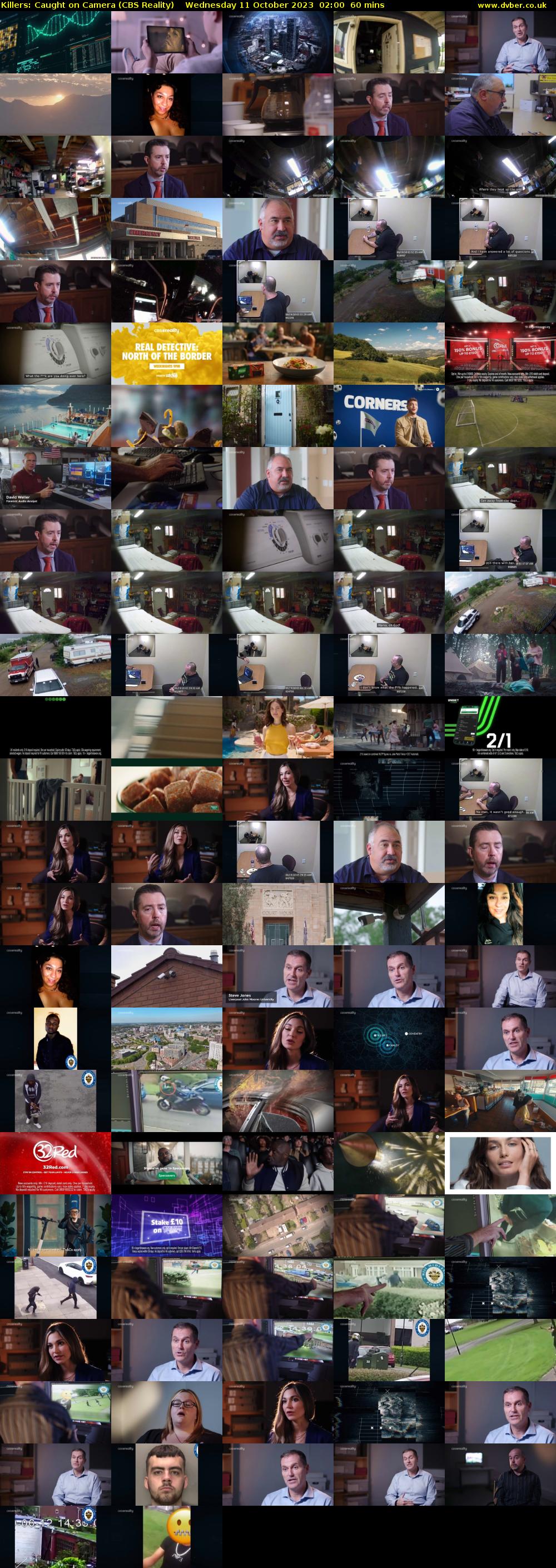 Killers: Caught on Camera (CBS Reality) Wednesday 11 October 2023 02:00 - 03:00