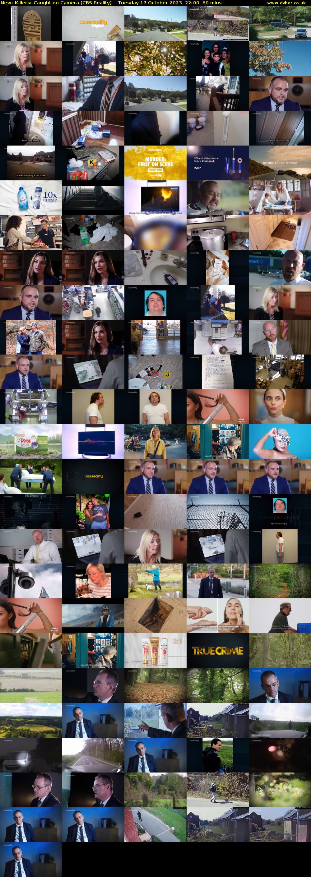 Killers: Caught on Camera (CBS Reality) Tuesday 17 October 2023 22:00 - 23:00