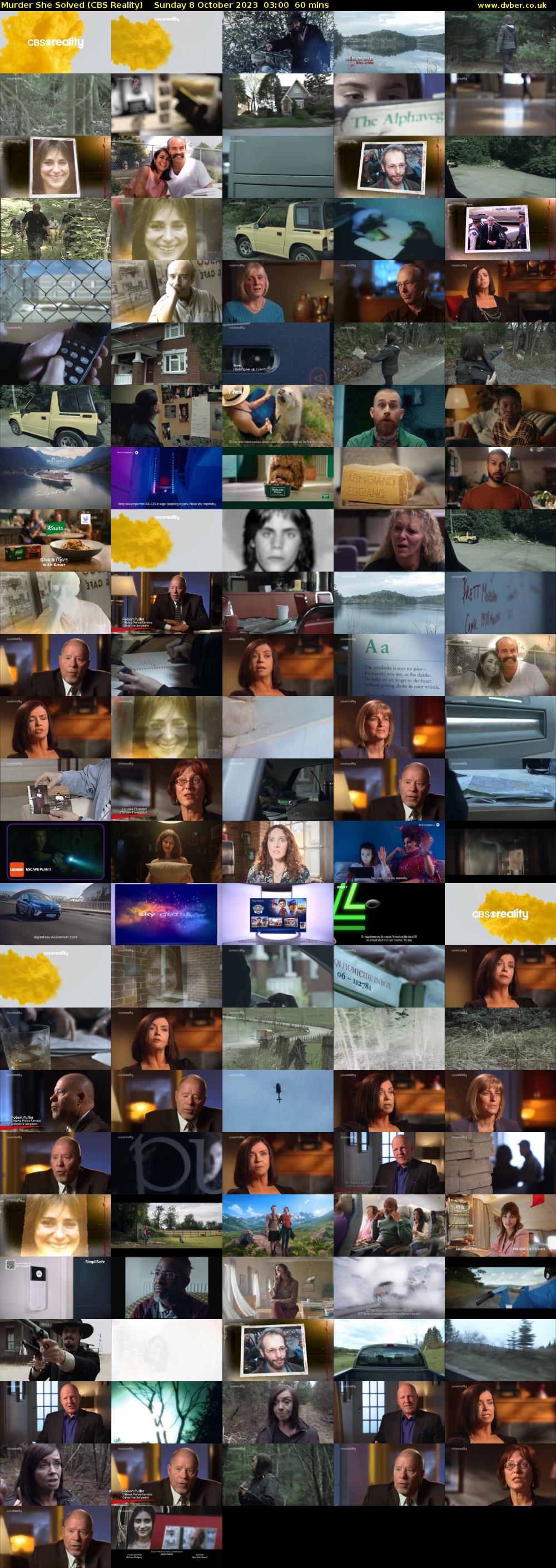 Murder She Solved (CBS Reality) Sunday 8 October 2023 03:00 - 04:00