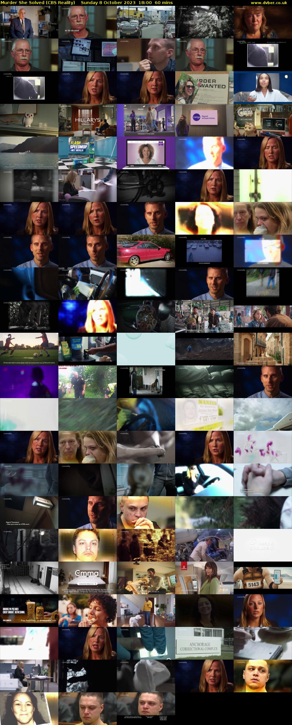 Murder She Solved (CBS Reality) Sunday 8 October 2023 18:00 - 19:00