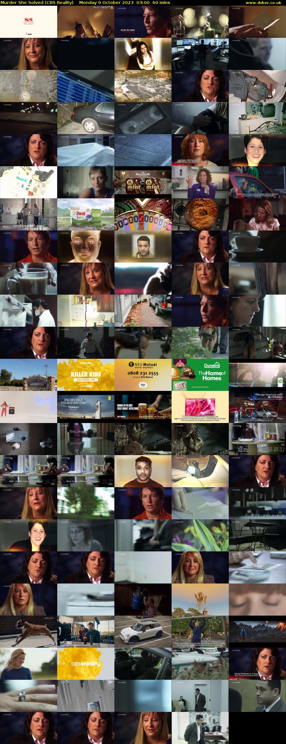 Murder She Solved (CBS Reality) Monday 9 October 2023 03:00 - 04:00