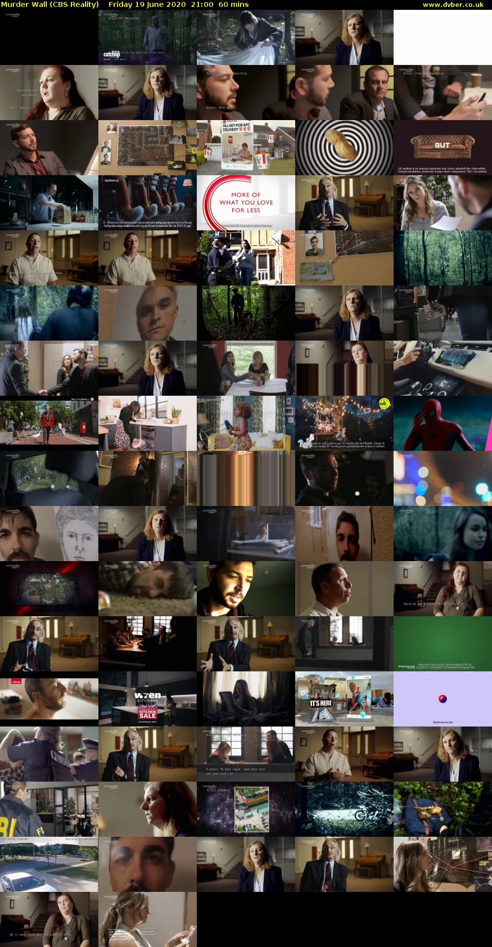 Murder Wall (CBS Reality) Friday 19 June 2020 21:00 - 22:00
