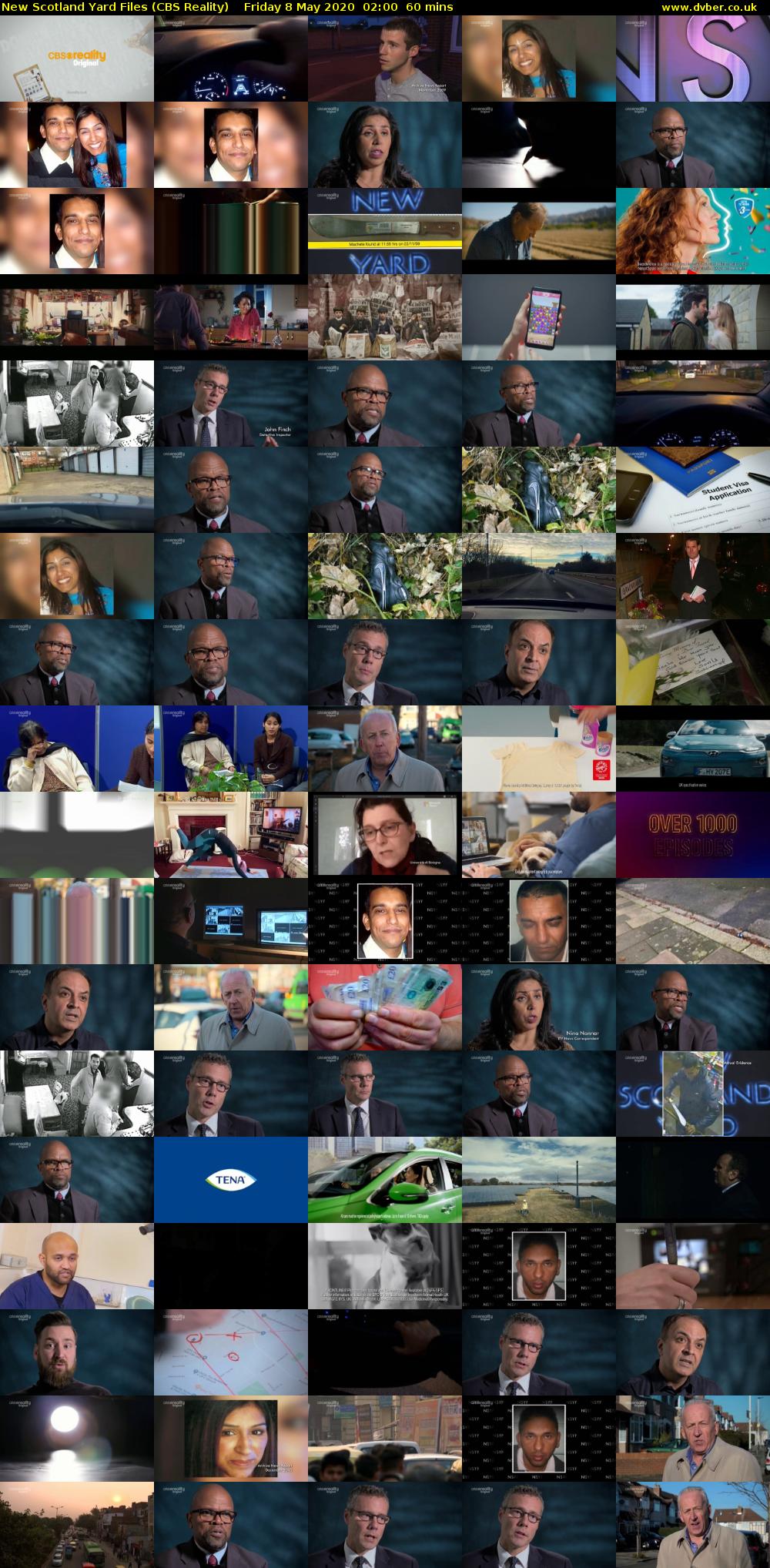 New Scotland Yard Files (CBS Reality) Friday 8 May 2020 02:00 - 03:00