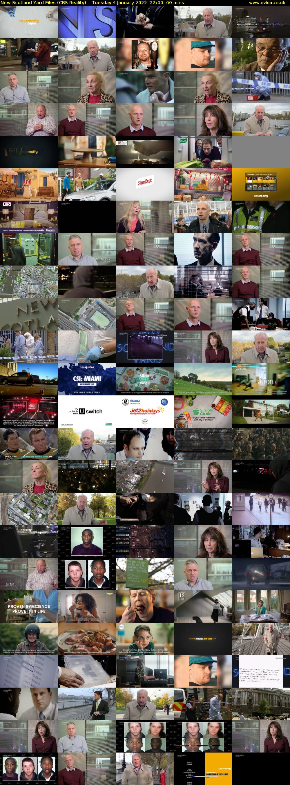 New Scotland Yard Files (CBS Reality) Tuesday 4 January 2022 22:00 - 23:00