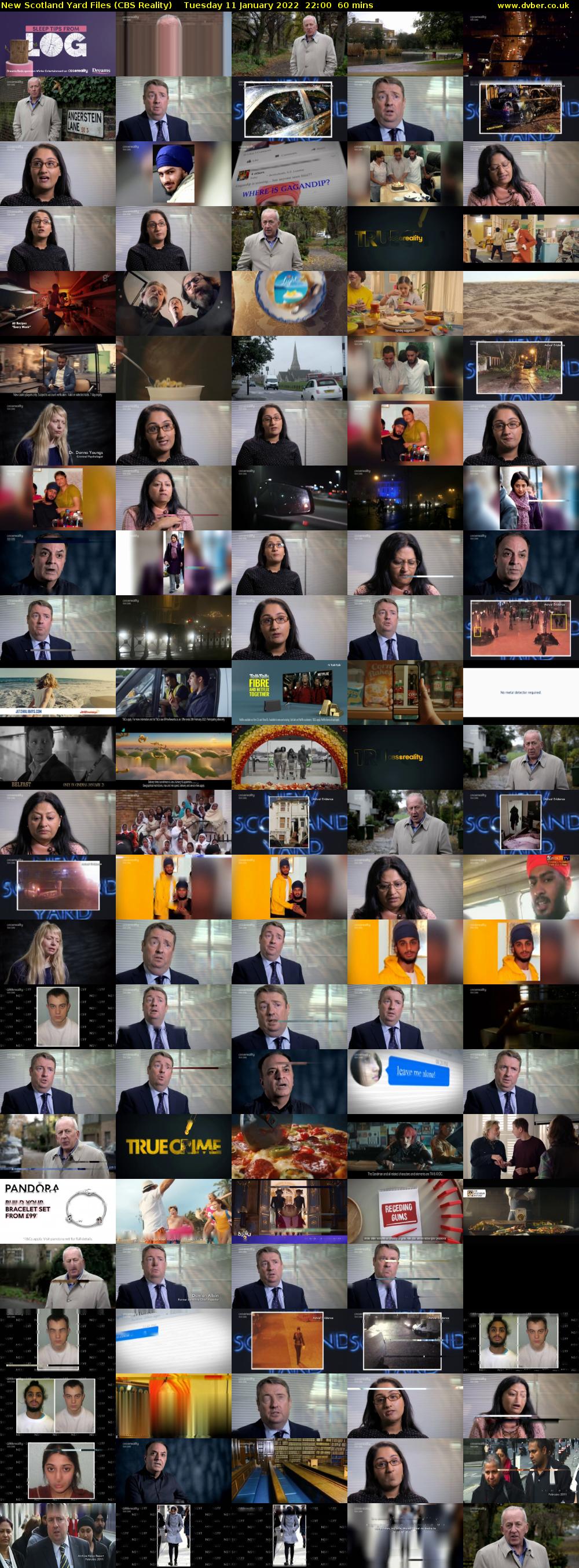 New Scotland Yard Files (CBS Reality) Tuesday 11 January 2022 22:00 - 23:00