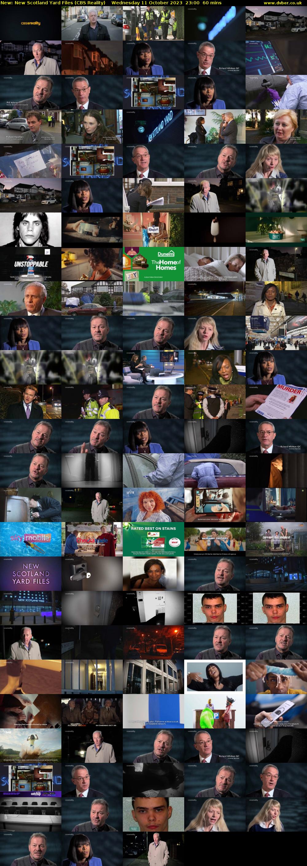 New Scotland Yard Files (CBS Reality) Wednesday 11 October 2023 23:00 - 00:00