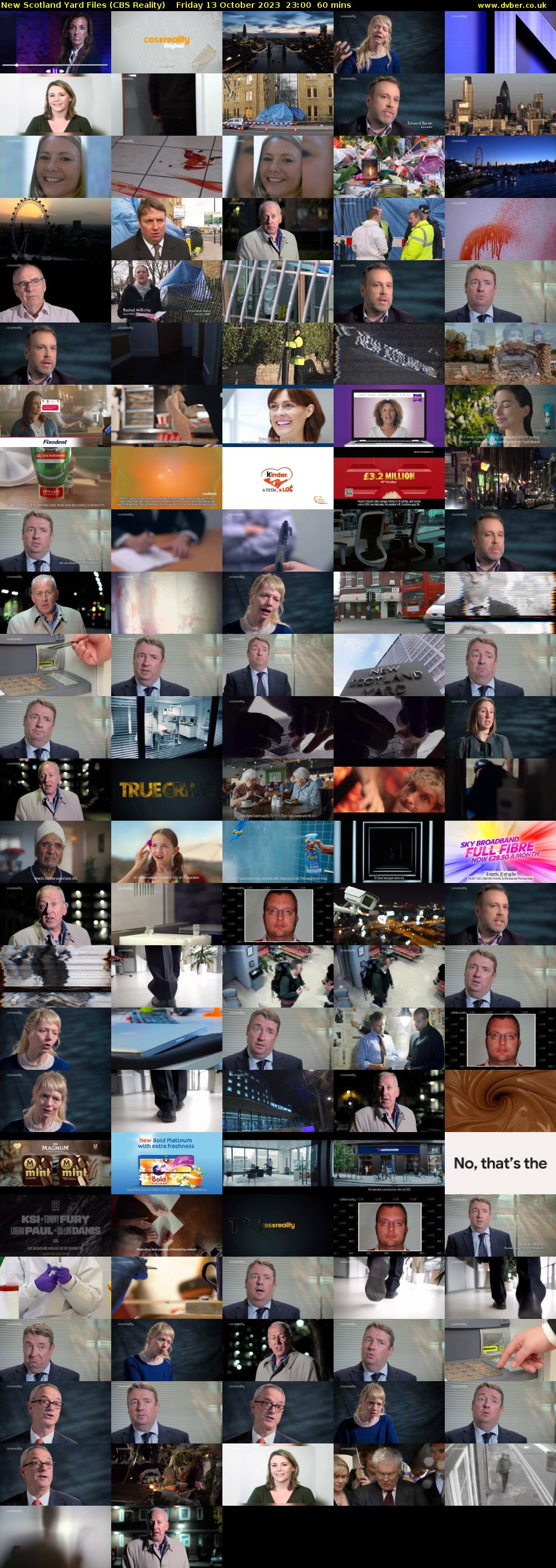 New Scotland Yard Files (CBS Reality) Friday 13 October 2023 23:00 - 00:00