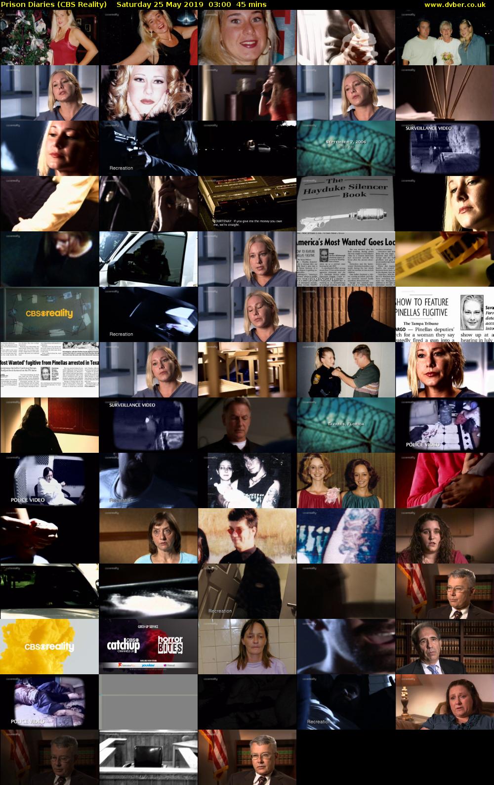 Prison Diaries (CBS Reality) Saturday 25 May 2019 03:00 - 03:45