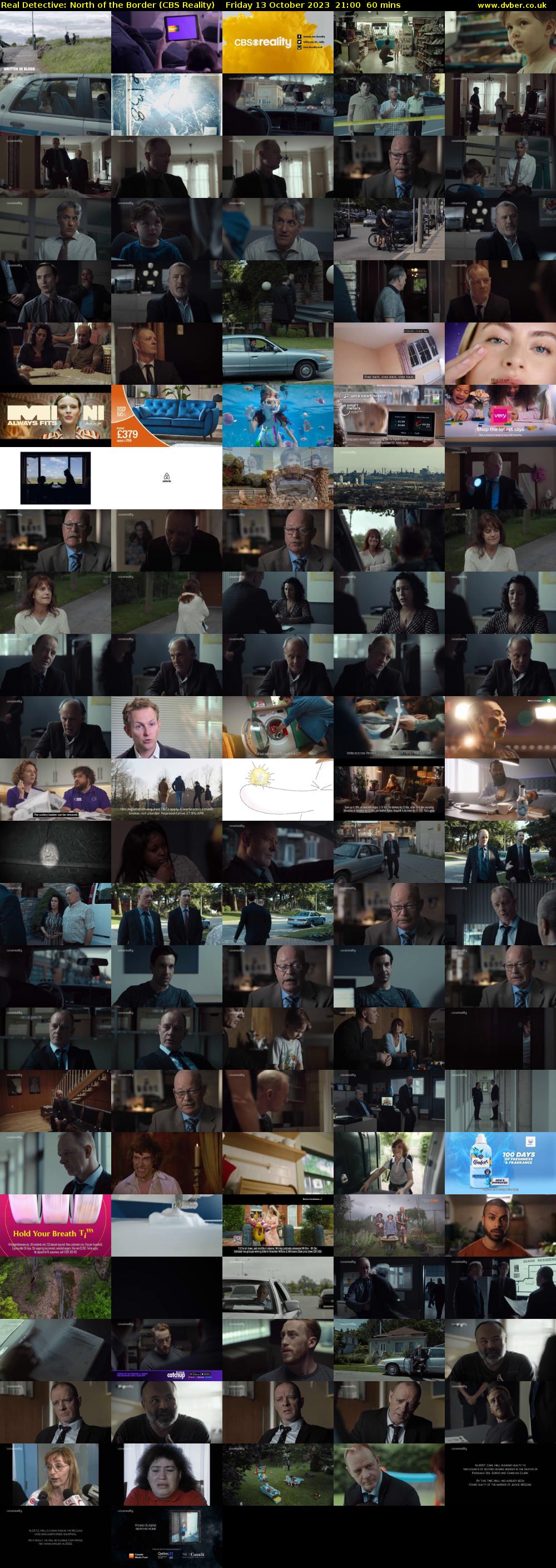 Real Detective: North of the Border (CBS Reality) Friday 13 October 2023 21:00 - 22:00