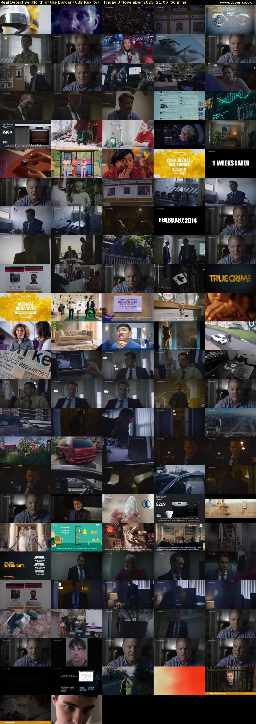 Real Detective: North of the Border (CBS Reality) Friday 3 November 2023 21:00 - 22:00
