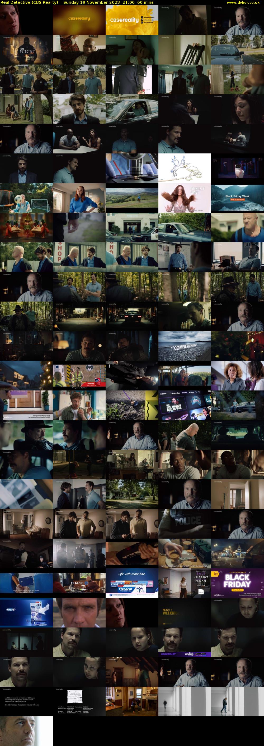 Real Detective (CBS Reality) Sunday 19 November 2023 21:00 - 22:00