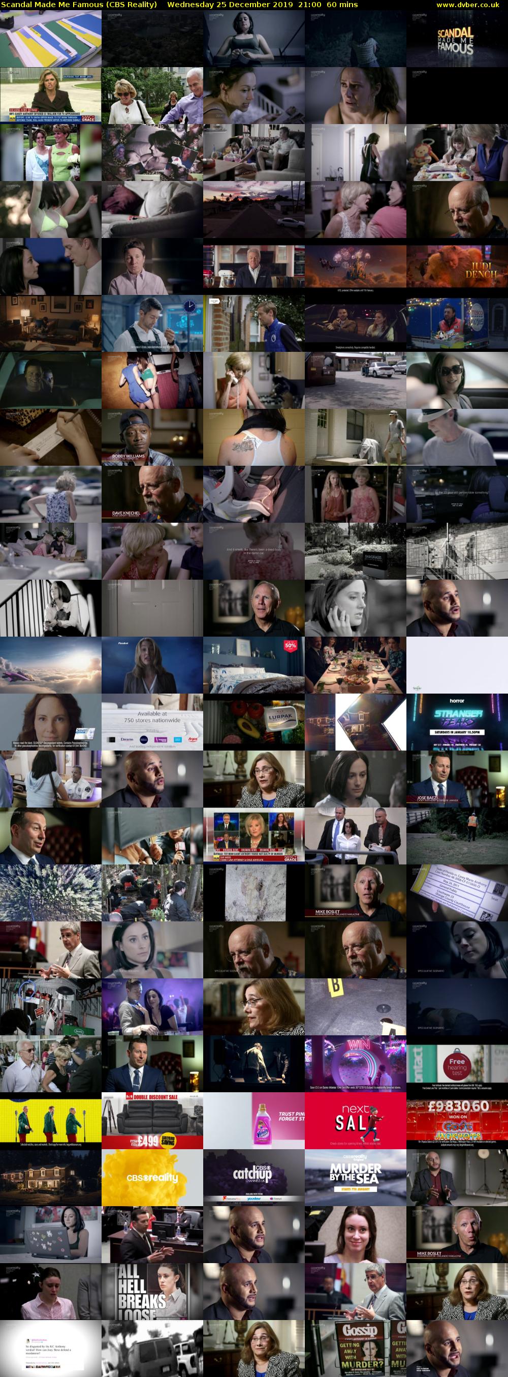 Scandal Made Me Famous (CBS Reality) Wednesday 25 December 2019 21:00 - 22:00