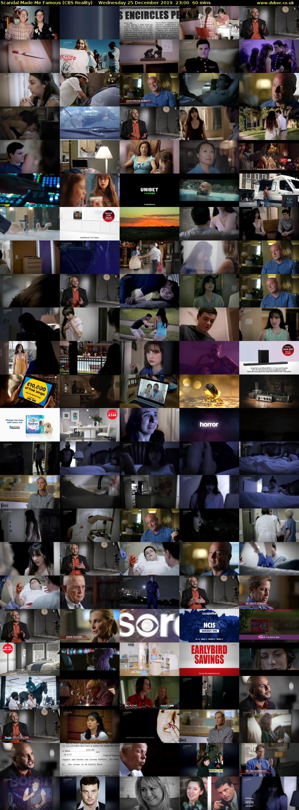 Scandal Made Me Famous (CBS Reality) Wednesday 25 December 2019 23:00 - 00:00
