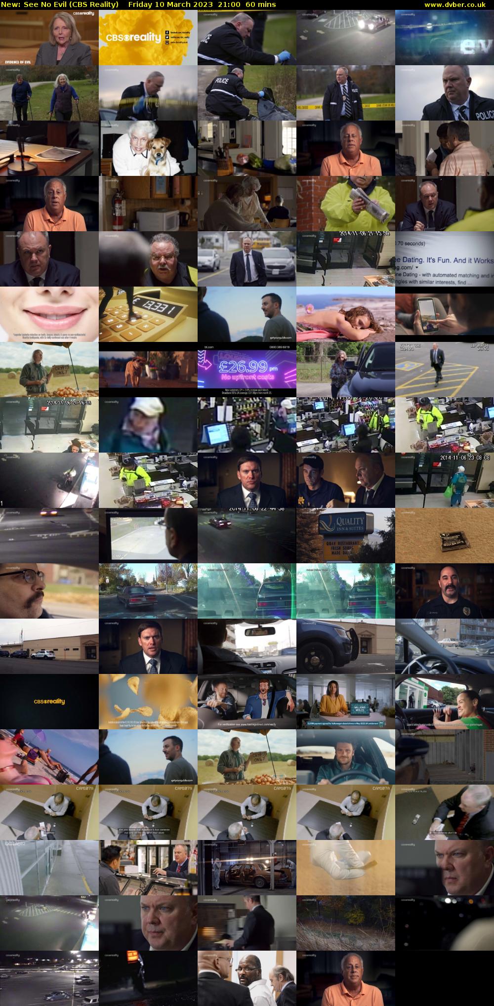 See No Evil (CBS Reality) Friday 10 March 2023 21:00 - 22:00