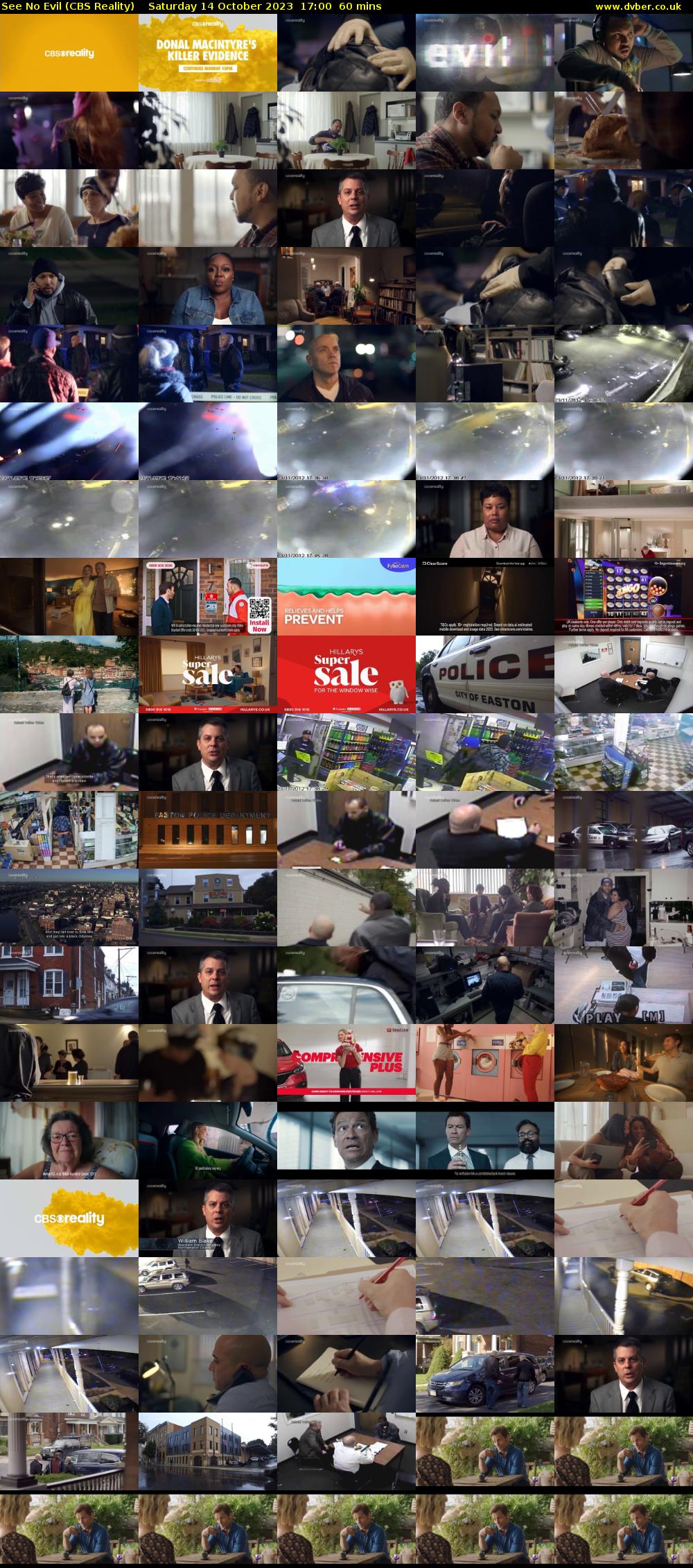 See No Evil (CBS Reality) Saturday 14 October 2023 17:00 - 18:00