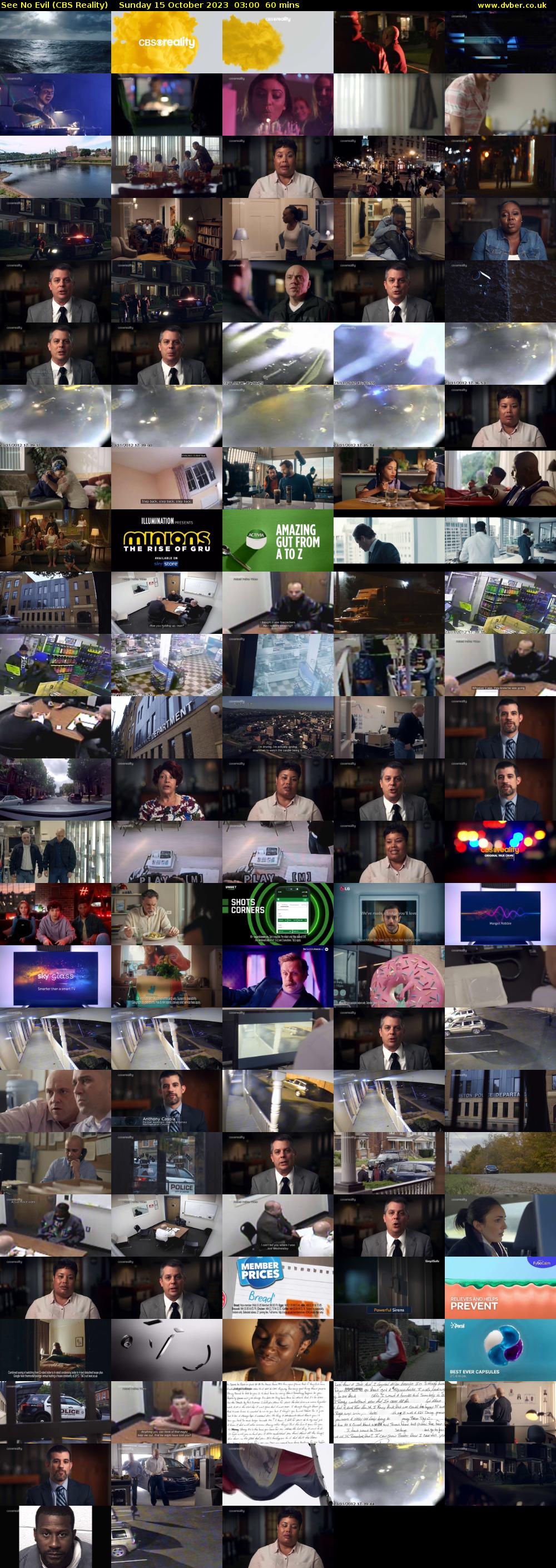 See No Evil (CBS Reality) Sunday 15 October 2023 03:00 - 04:00
