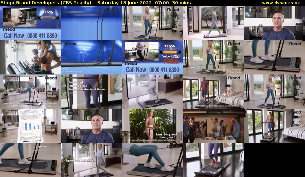 Shop: Brand Developers (CBS Reality) Saturday 18 June 2022 07:00 - 07:30
