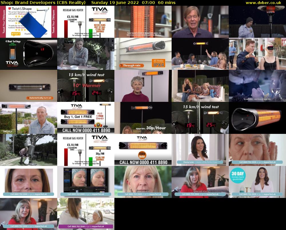 Shop: Brand Developers (CBS Reality) Sunday 19 June 2022 07:00 - 08:00