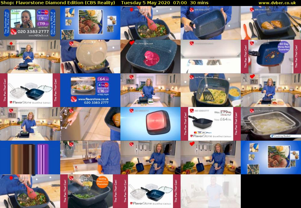 Shop: Flavorstone Diamond Edition (CBS Reality) Tuesday 5 May 2020 07:00 - 07:30