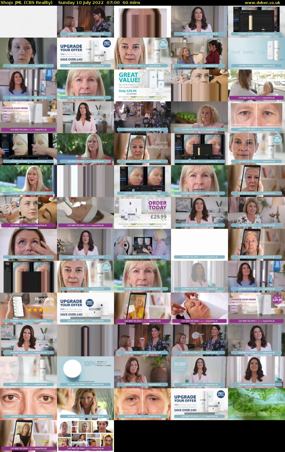 Shop: JML (CBS Reality) Sunday 10 July 2022 07:00 - 08:00