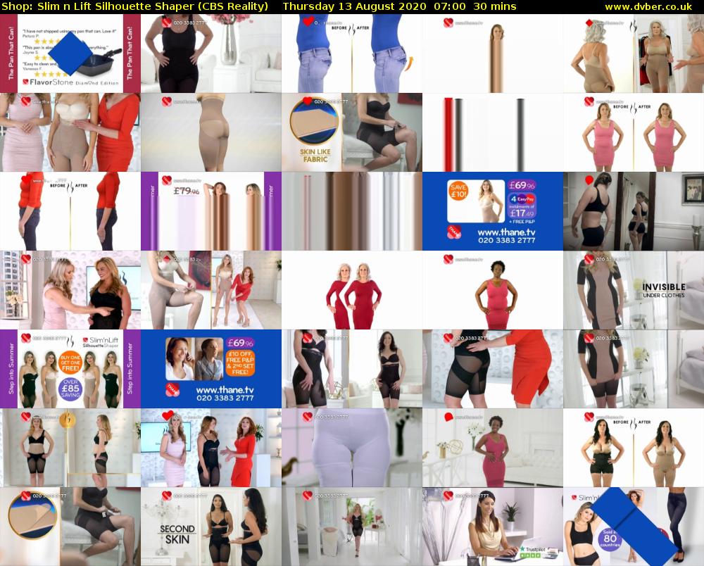Shop: Slim n Lift Silhouette Shaper (CBS Reality) Thursday 13 August 2020 07:00 - 07:30