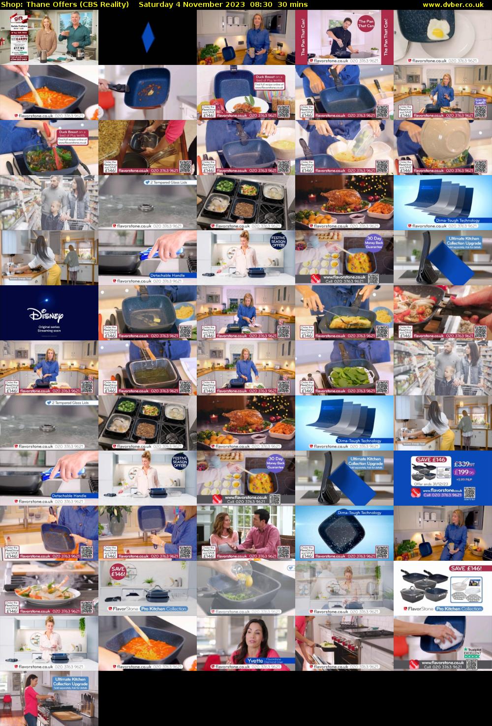 Shop: Thane Offers (CBS Reality) Saturday 4 November 2023 08:30 - 09:00