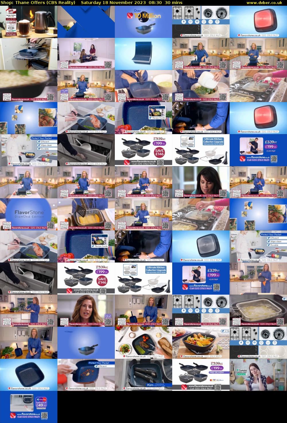 Shop: Thane Offers (CBS Reality) Saturday 18 November 2023 08:30 - 09:00