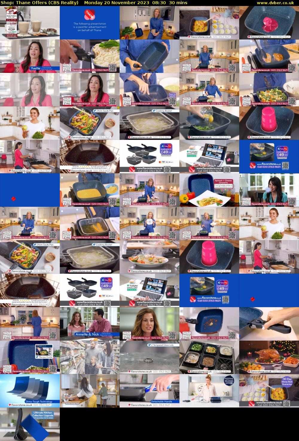 Shop: Thane Offers (CBS Reality) Monday 20 November 2023 08:30 - 09:00