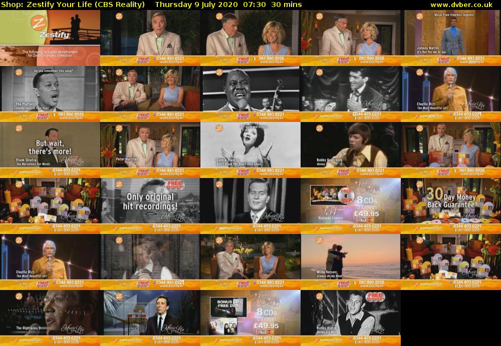 Shop: Zestify Your Life (CBS Reality) Thursday 9 July 2020 07:30 - 08:00
