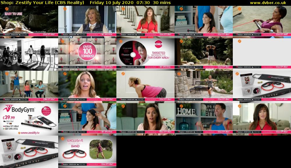 Shop: Zestify Your Life (CBS Reality) Friday 10 July 2020 07:30 - 08:00