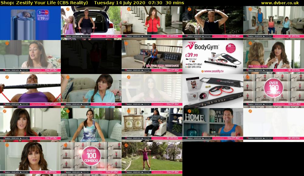 Shop: Zestify Your Life (CBS Reality) Tuesday 14 July 2020 07:30 - 08:00