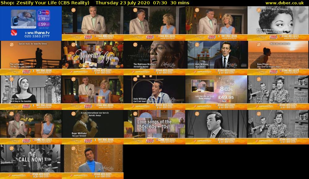 Shop: Zestify Your Life (CBS Reality) Thursday 23 July 2020 07:30 - 08:00