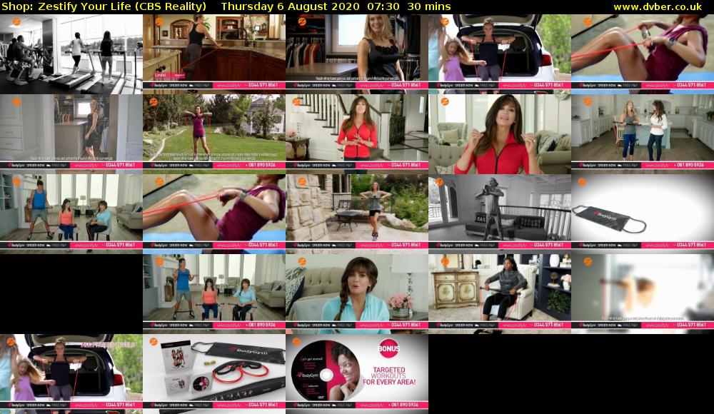 Shop: Zestify Your Life (CBS Reality) Thursday 6 August 2020 07:30 - 08:00