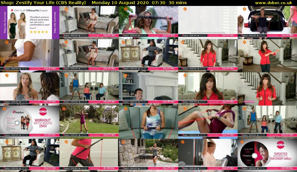 Shop: Zestify Your Life (CBS Reality) Monday 10 August 2020 07:30 - 08:00
