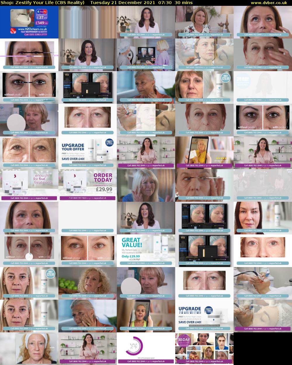 Shop: Zestify Your Life (CBS Reality) Tuesday 21 December 2021 07:30 - 08:00