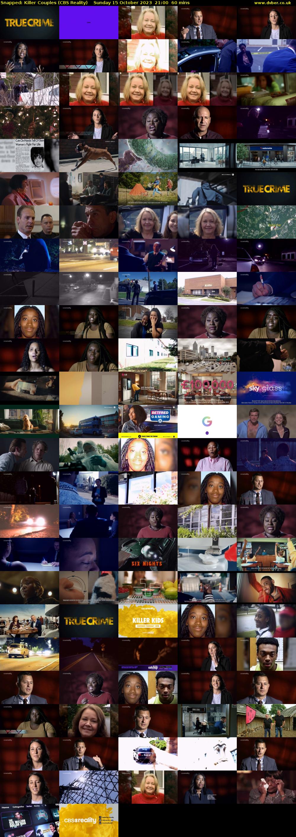 Snapped: Killer Couples (CBS Reality) Sunday 15 October 2023 21:00 - 22:00