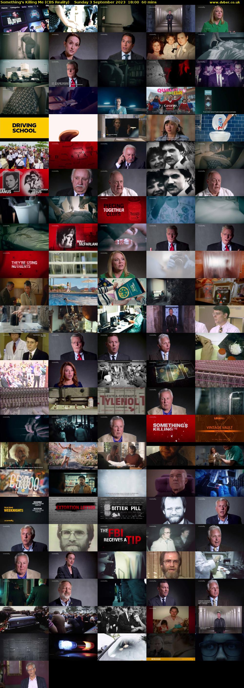 Something's Killing Me (CBS Reality) Sunday 3 September 2023 18:00 - 19:00