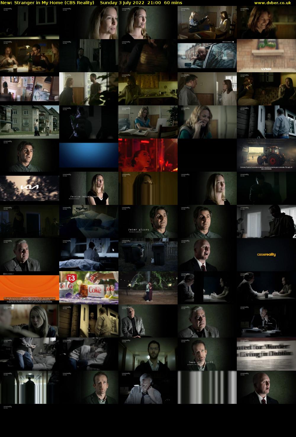 Stranger in My Home (CBS Reality) Sunday 3 July 2022 21:00 - 22:00