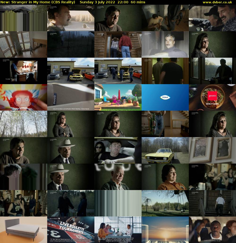 Stranger in My Home (CBS Reality) Sunday 3 July 2022 22:00 - 23:00
