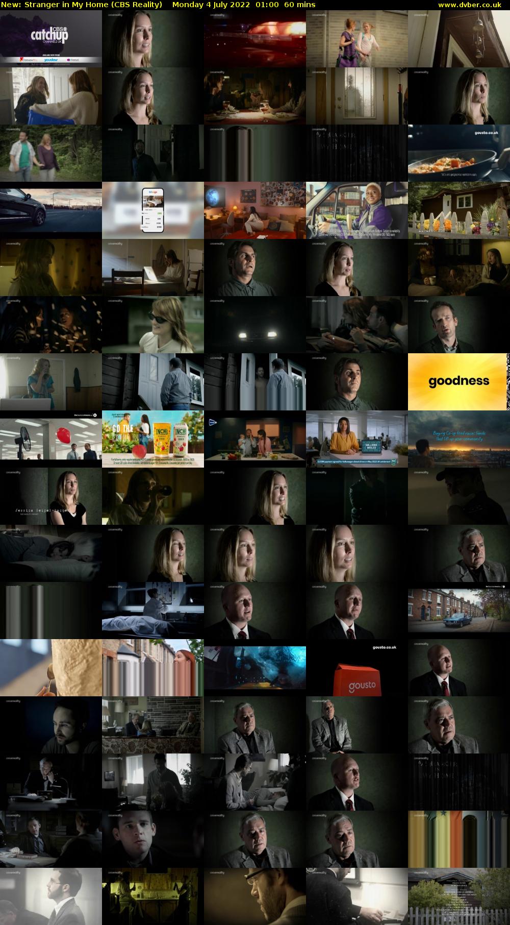 Stranger in My Home (CBS Reality) Monday 4 July 2022 01:00 - 02:00