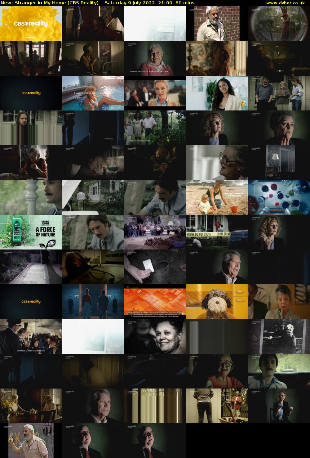 Stranger in My Home (CBS Reality) Saturday 9 July 2022 21:00 - 22:00
