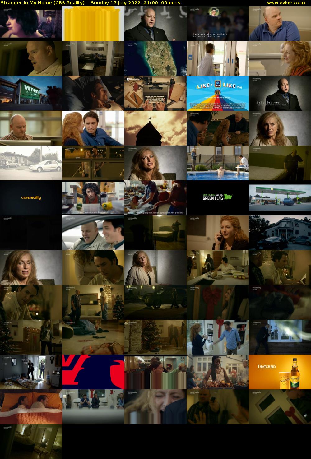 Stranger in My Home (CBS Reality) Sunday 17 July 2022 21:00 - 22:00