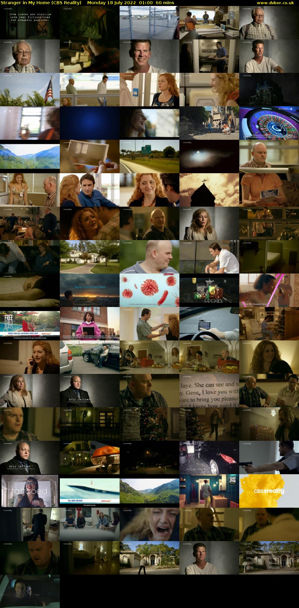 Stranger in My Home (CBS Reality) Monday 18 July 2022 01:00 - 02:00