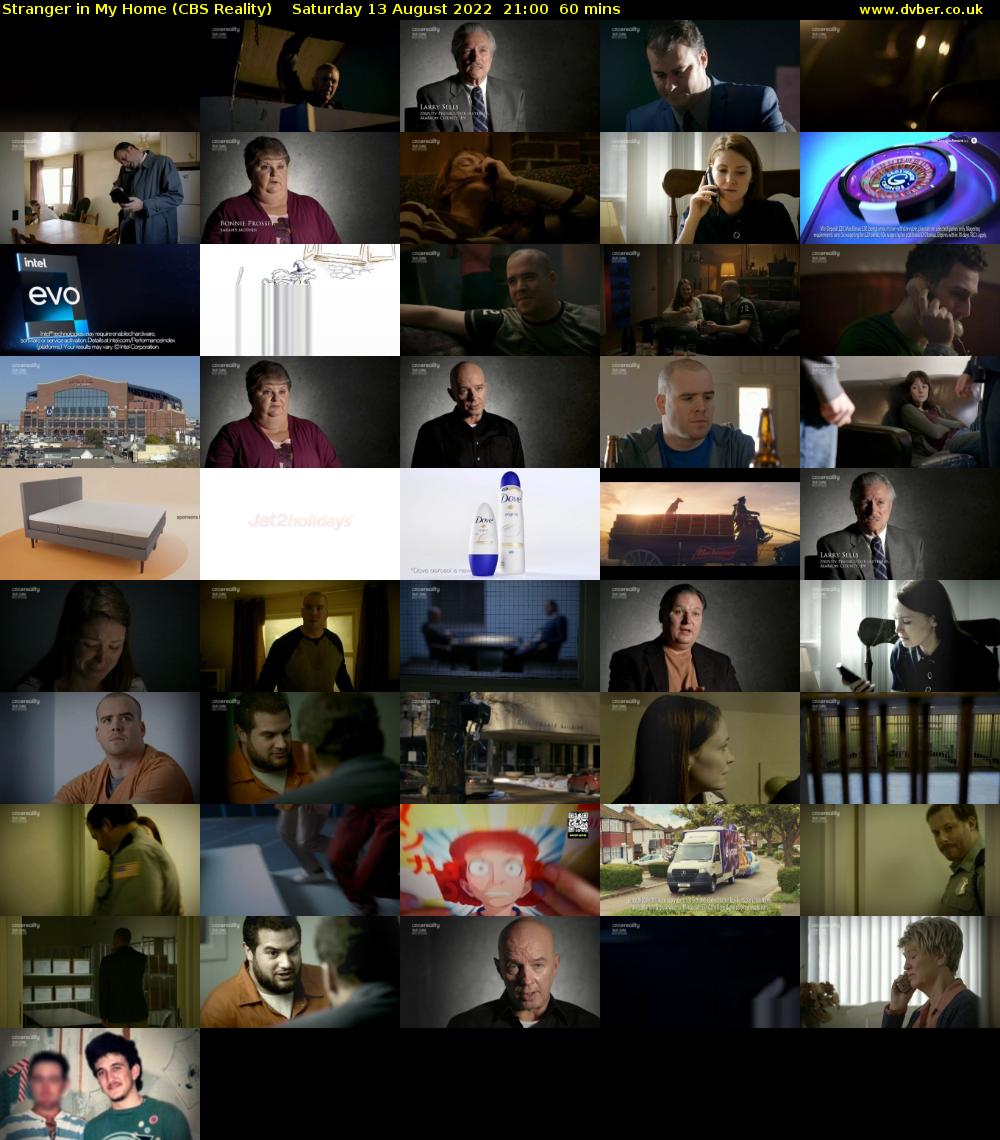 Stranger in My Home (CBS Reality) Saturday 13 August 2022 21:00 - 22:00