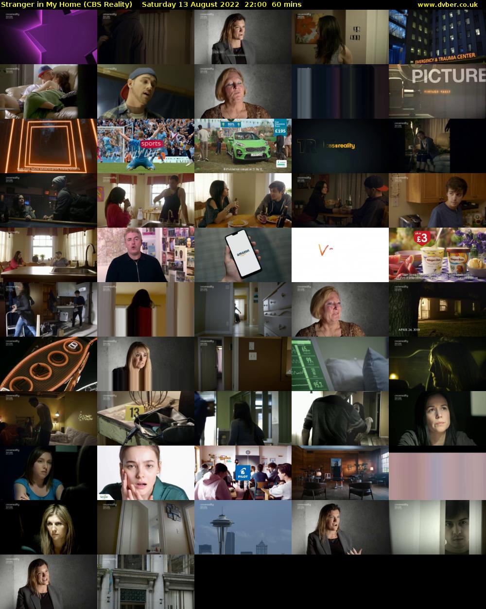 Stranger in My Home (CBS Reality) Saturday 13 August 2022 22:00 - 23:00