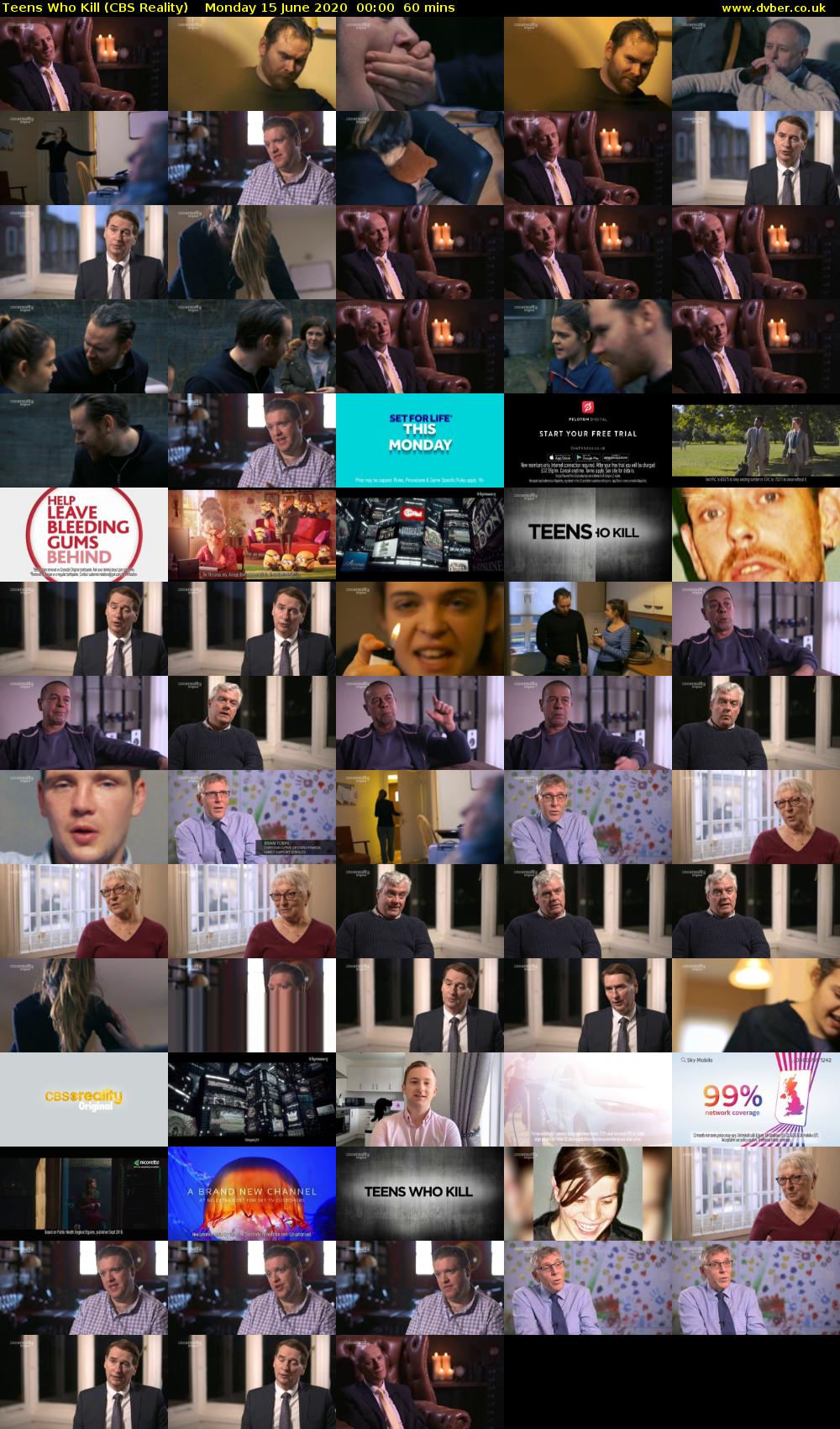 Teens Who Kill (CBS Reality) Monday 15 June 2020 00:00 - 01:00