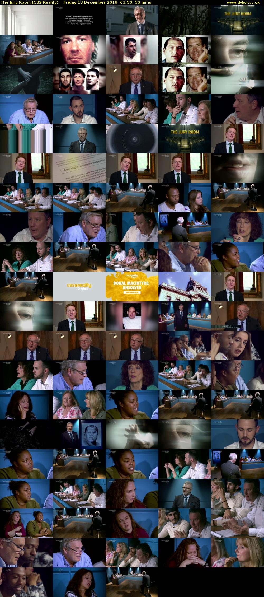 The Jury Room (CBS Reality) Friday 13 December 2019 03:50 - 04:40