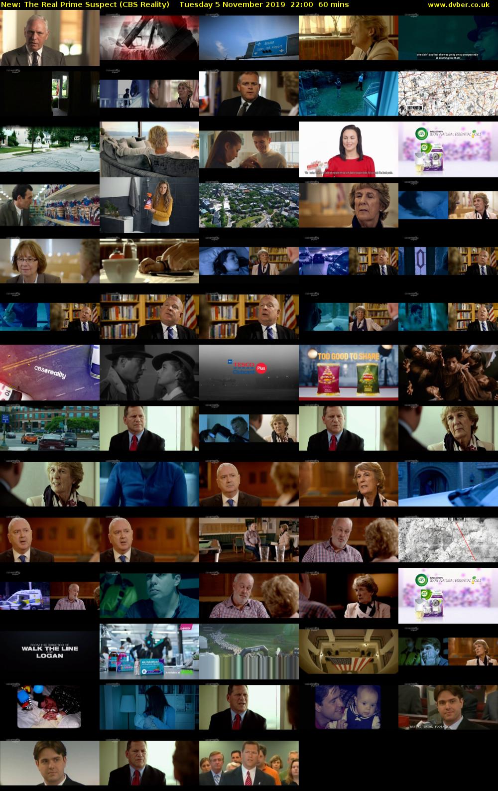 The Real Prime Suspect (CBS Reality) Tuesday 5 November 2019 22:00 - 23:00