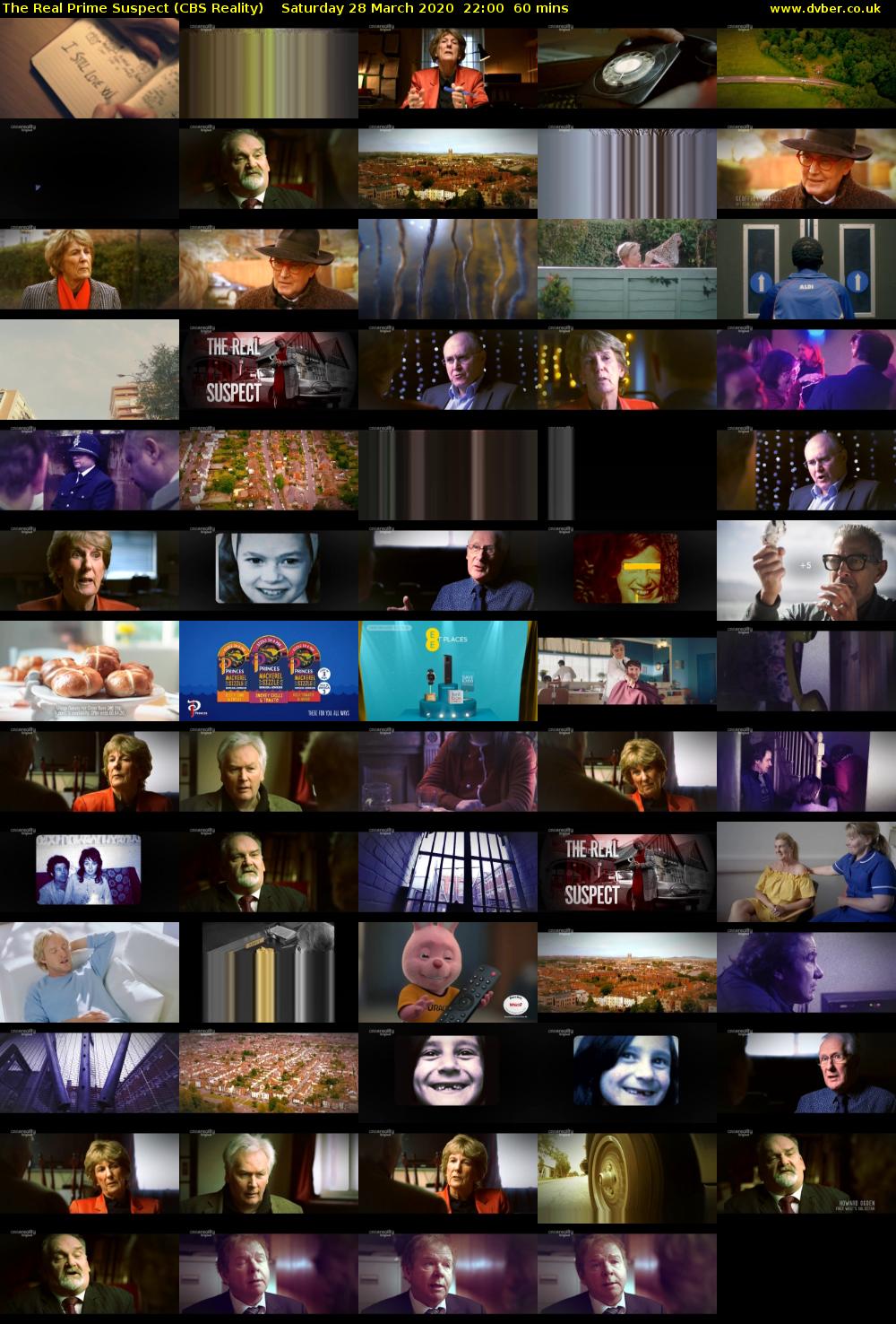 The Real Prime Suspect (CBS Reality) Saturday 28 March 2020 22:00 - 23:00